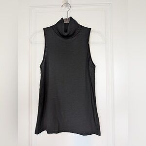 Nation LTD Farrow 90’s Turtleneck Tank Jet Black Size Small
